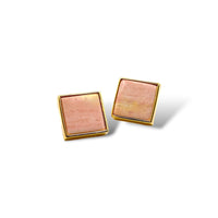 Oregon Sunset Jasper 18K Gold Vermeil Earrings - LÁGRIMAS