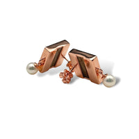 Owyhee Cripple Creek Jasper & Akoya Pearl 18K Rose Gold Vermeil Earrings - LÁGRIMAS