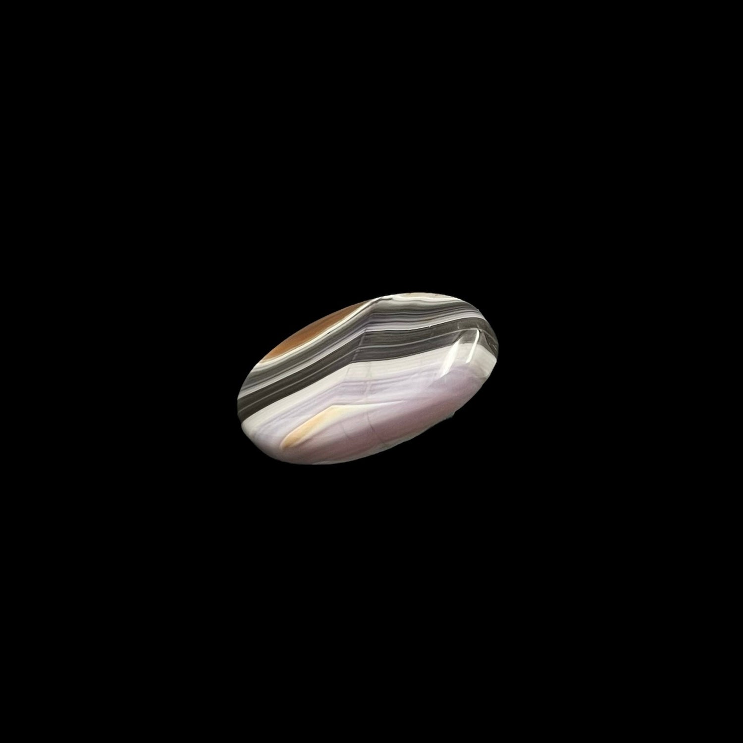 Purple Banded Agate Cabochon - LÁGRIMAS